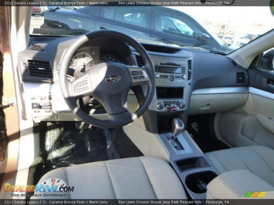2012 Subaru Legacy 2.5i Caramel Bronze Pearl / Warm Ivory Photo #11