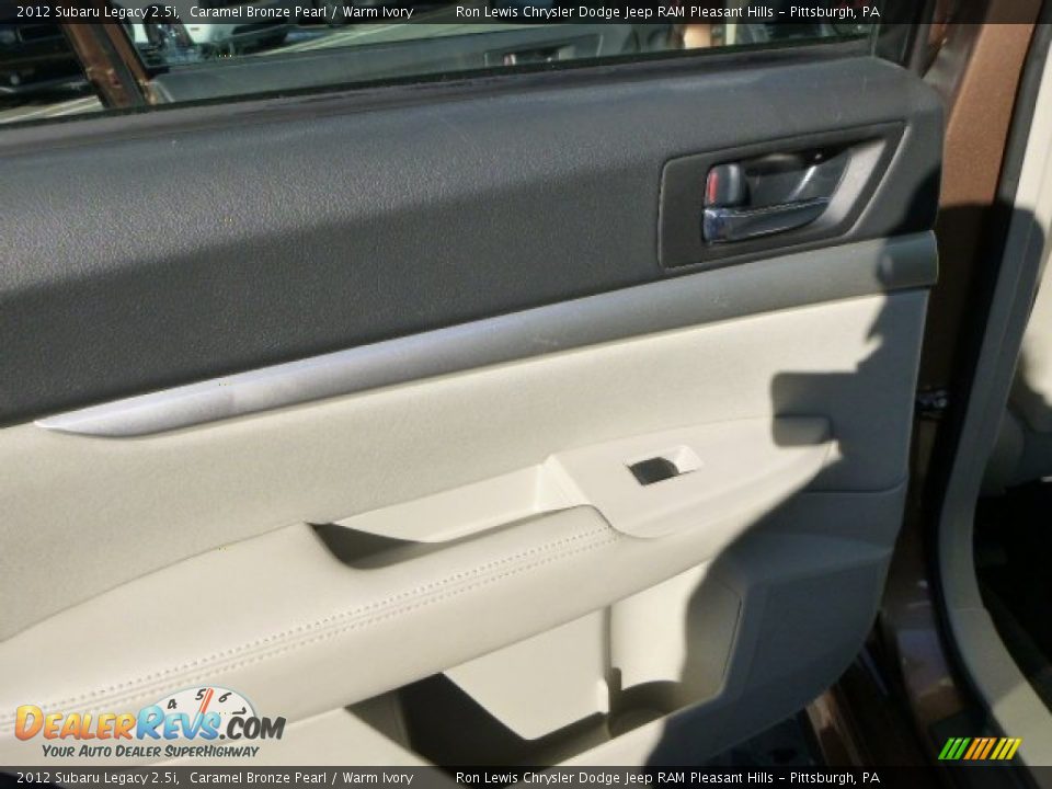 2012 Subaru Legacy 2.5i Caramel Bronze Pearl / Warm Ivory Photo #12