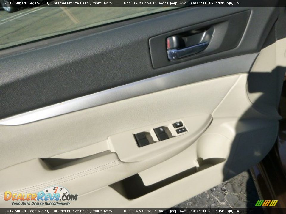 2012 Subaru Legacy 2.5i Caramel Bronze Pearl / Warm Ivory Photo #13