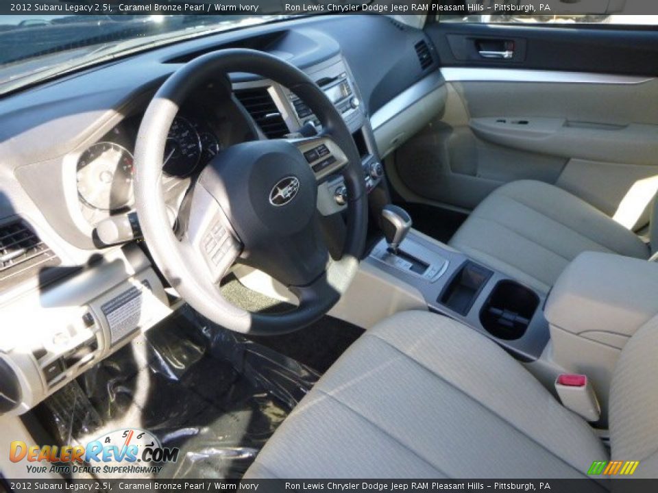 2012 Subaru Legacy 2.5i Caramel Bronze Pearl / Warm Ivory Photo #14