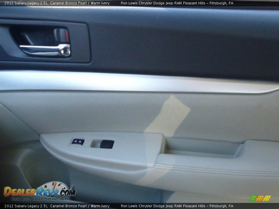 2012 Subaru Legacy 2.5i Caramel Bronze Pearl / Warm Ivory Photo #17