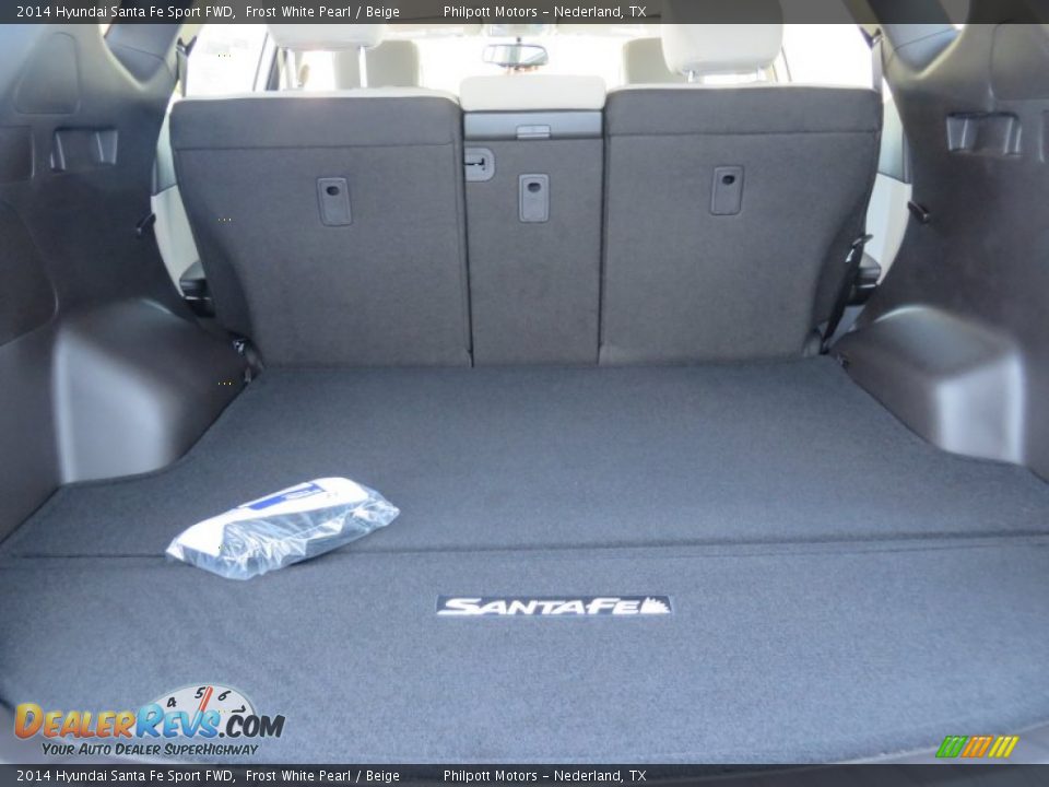 2014 Hyundai Santa Fe Sport FWD Frost White Pearl / Beige Photo #23