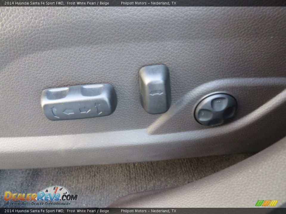 2014 Hyundai Santa Fe Sport FWD Frost White Pearl / Beige Photo #28