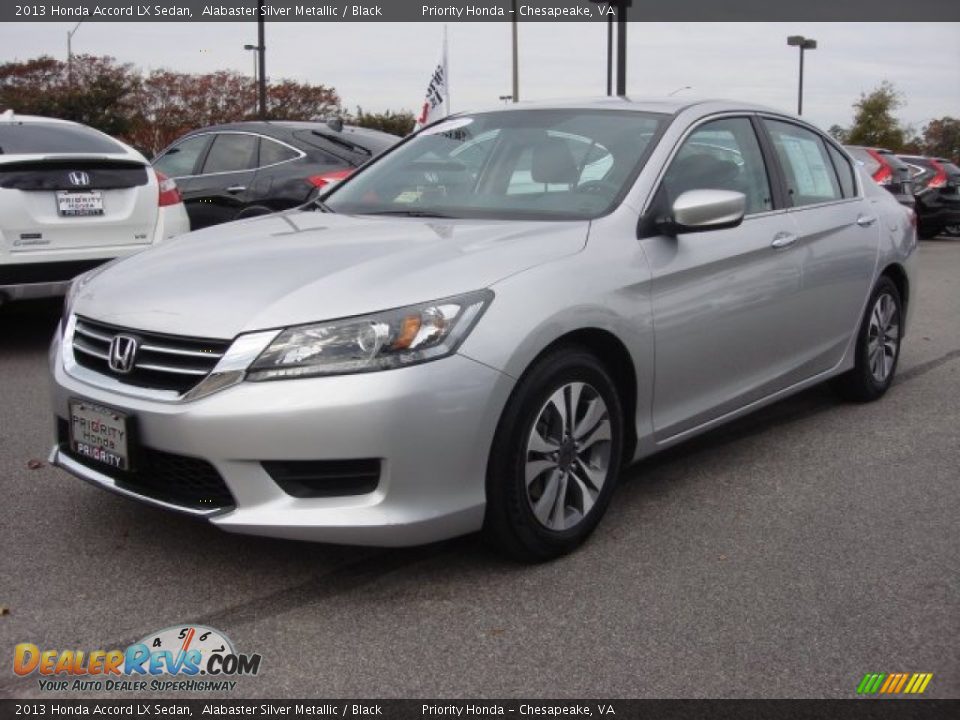 2013 Honda Accord LX Sedan Alabaster Silver Metallic / Black Photo #2