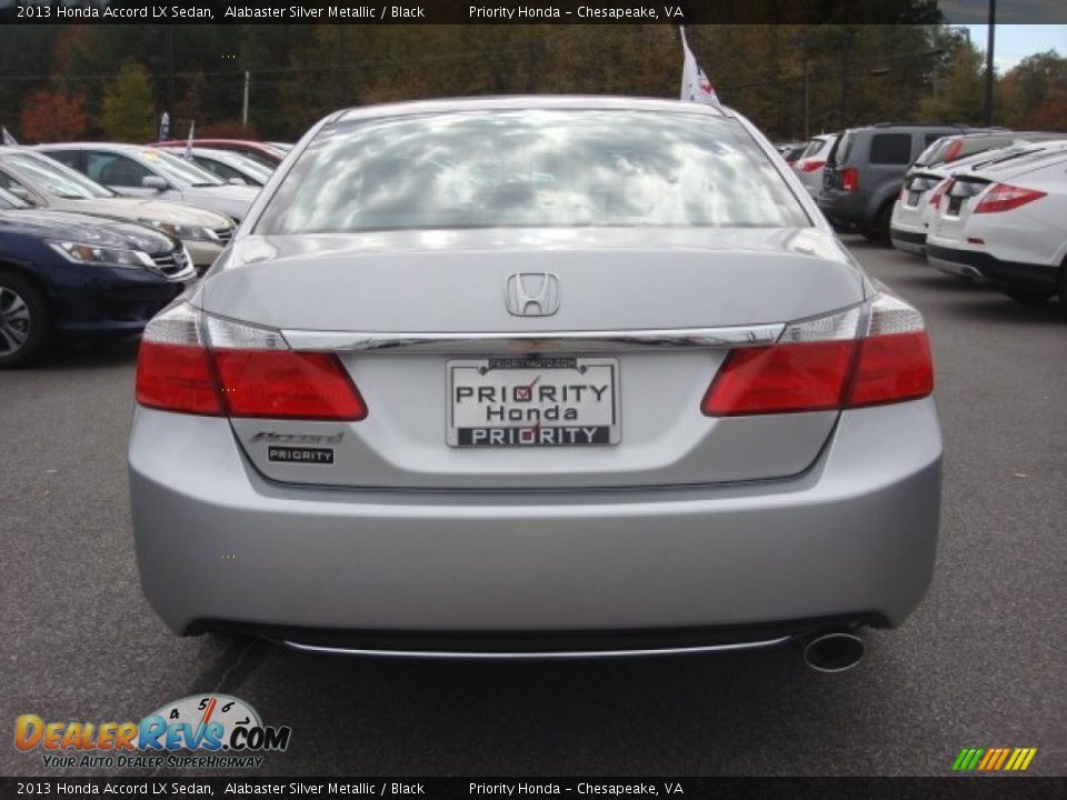 2013 Honda Accord LX Sedan Alabaster Silver Metallic / Black Photo #4