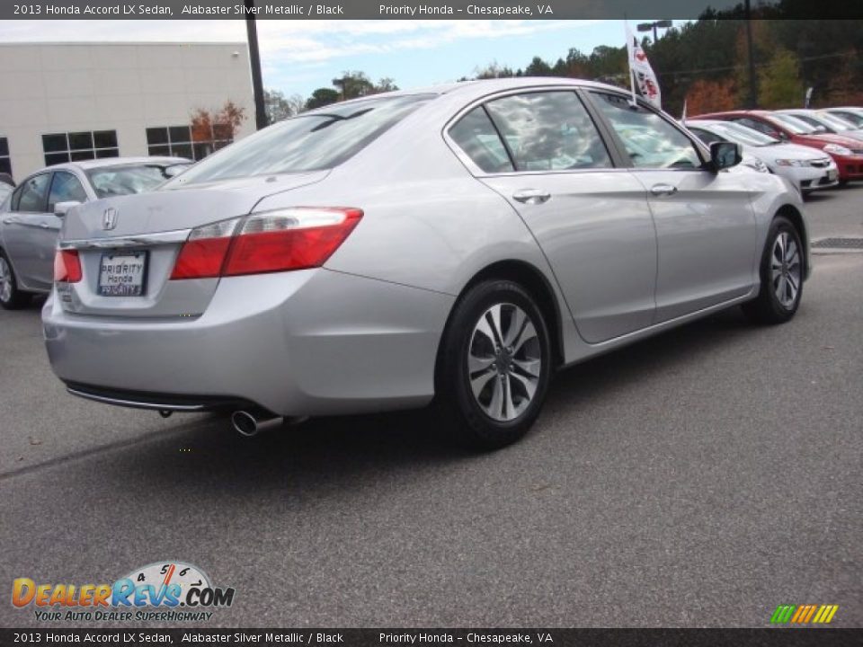 2013 Honda Accord LX Sedan Alabaster Silver Metallic / Black Photo #5