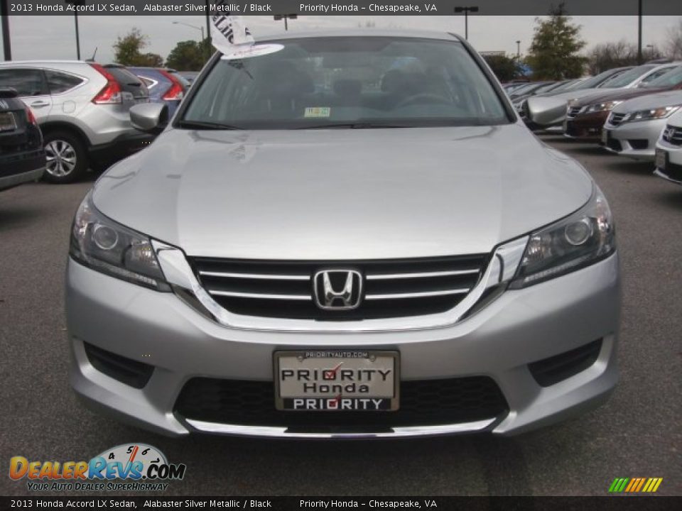 2013 Honda Accord LX Sedan Alabaster Silver Metallic / Black Photo #8
