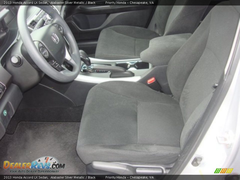 2013 Honda Accord LX Sedan Alabaster Silver Metallic / Black Photo #9