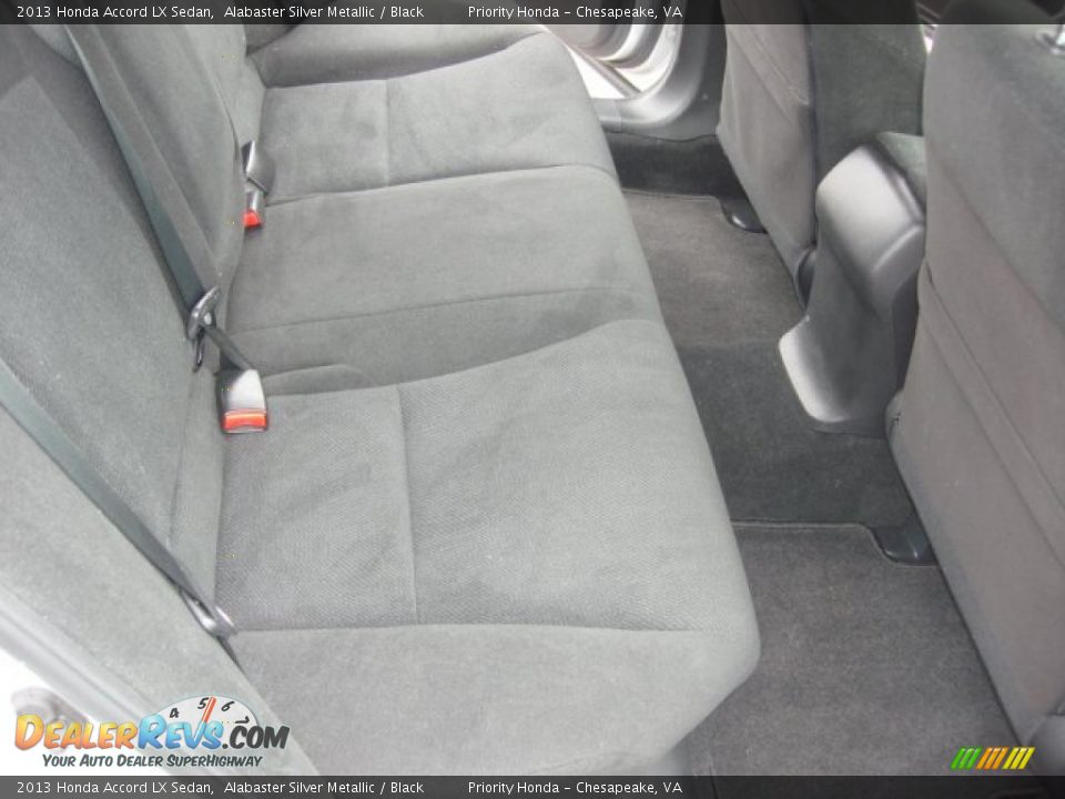 2013 Honda Accord LX Sedan Alabaster Silver Metallic / Black Photo #12