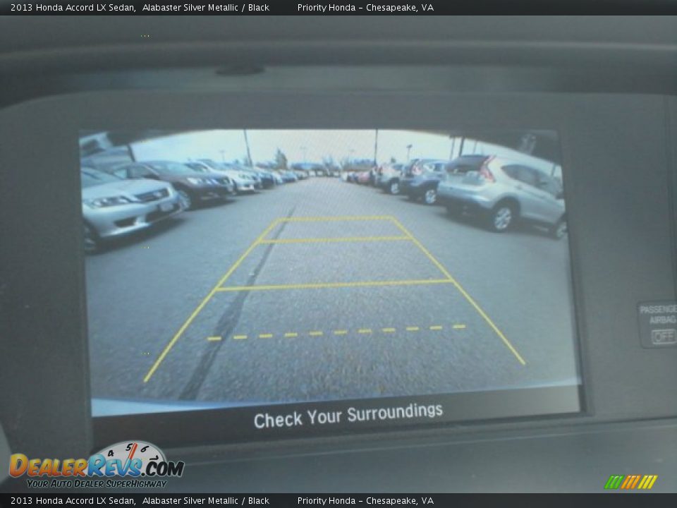 2013 Honda Accord LX Sedan Alabaster Silver Metallic / Black Photo #18