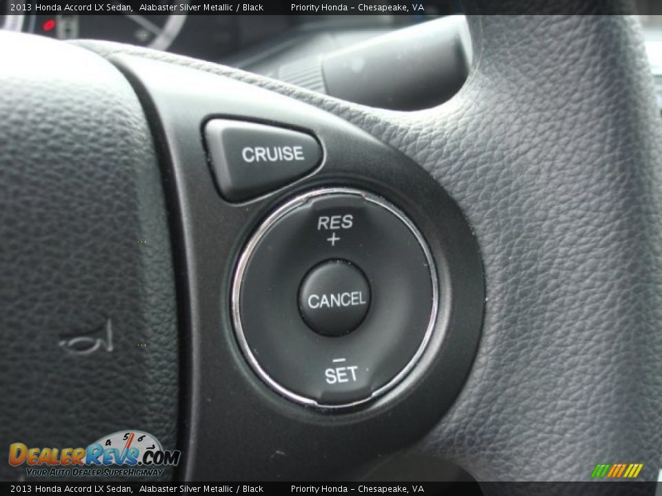 2013 Honda Accord LX Sedan Alabaster Silver Metallic / Black Photo #23