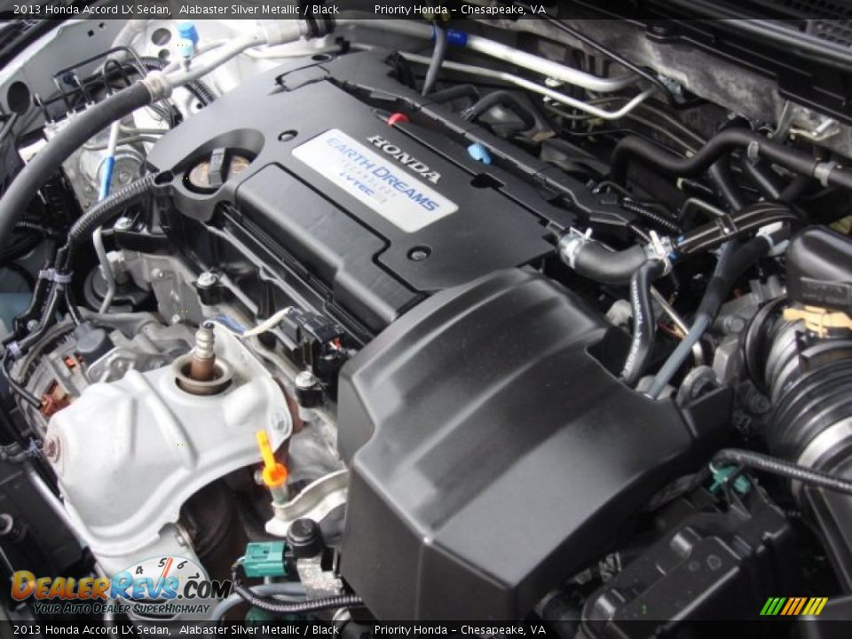 2013 Honda Accord LX Sedan Alabaster Silver Metallic / Black Photo #27