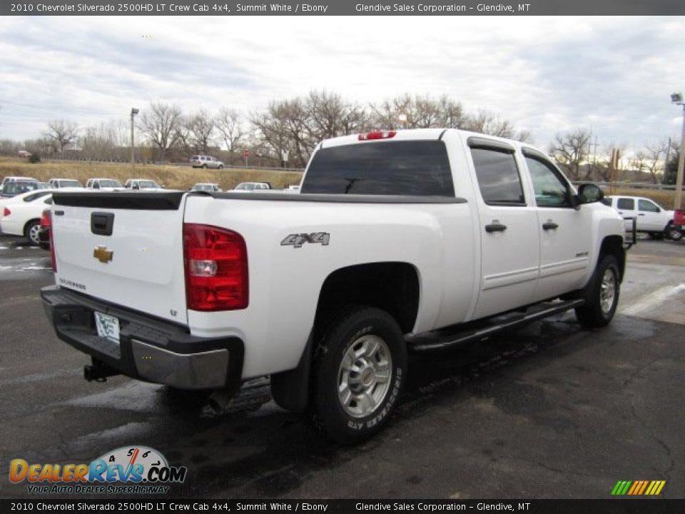 2010 Chevrolet Silverado 2500HD LT Crew Cab 4x4 Summit White / Ebony Photo #3