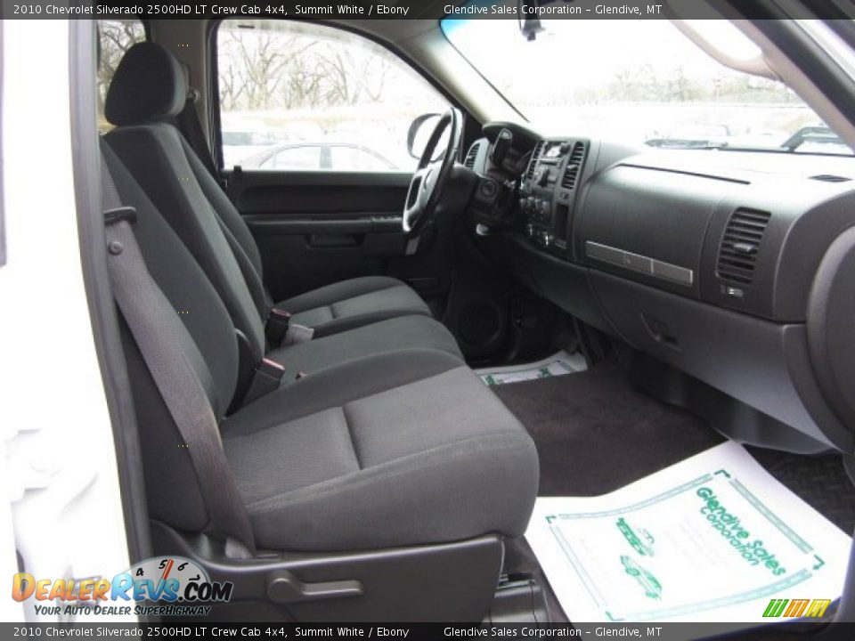2010 Chevrolet Silverado 2500HD LT Crew Cab 4x4 Summit White / Ebony Photo #7