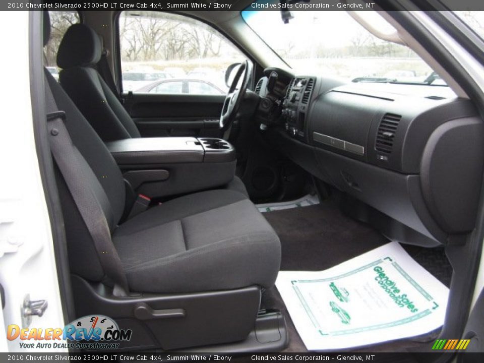 2010 Chevrolet Silverado 2500HD LT Crew Cab 4x4 Summit White / Ebony Photo #10