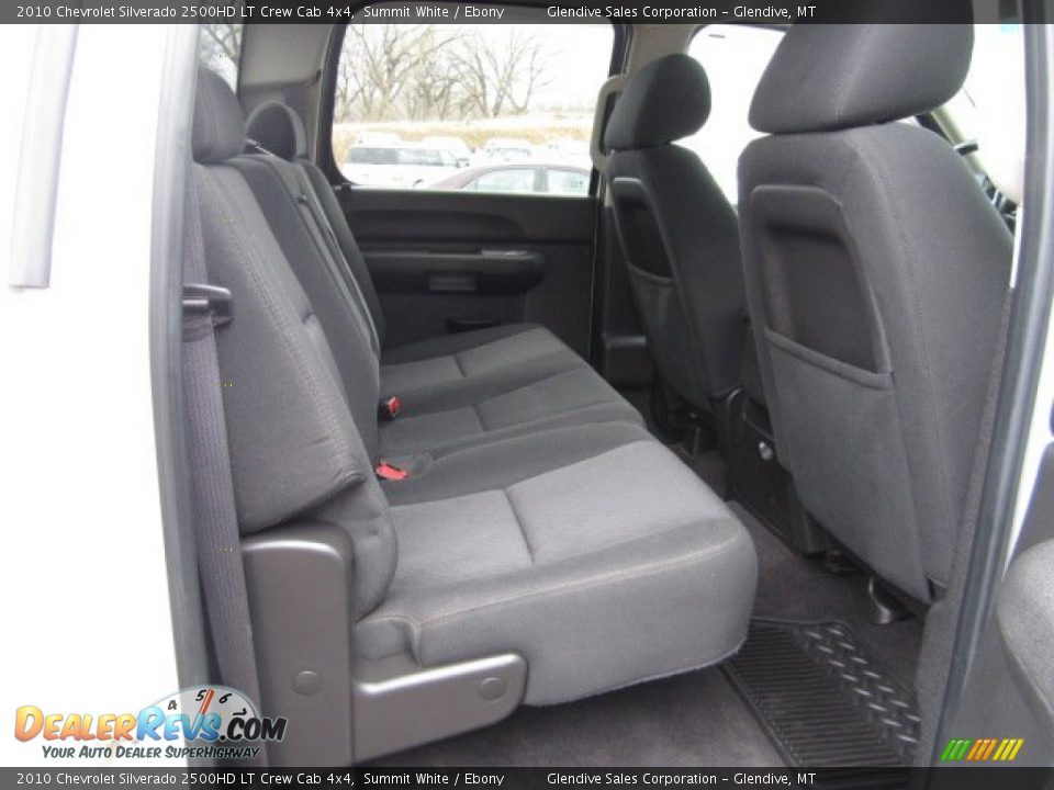 2010 Chevrolet Silverado 2500HD LT Crew Cab 4x4 Summit White / Ebony Photo #11