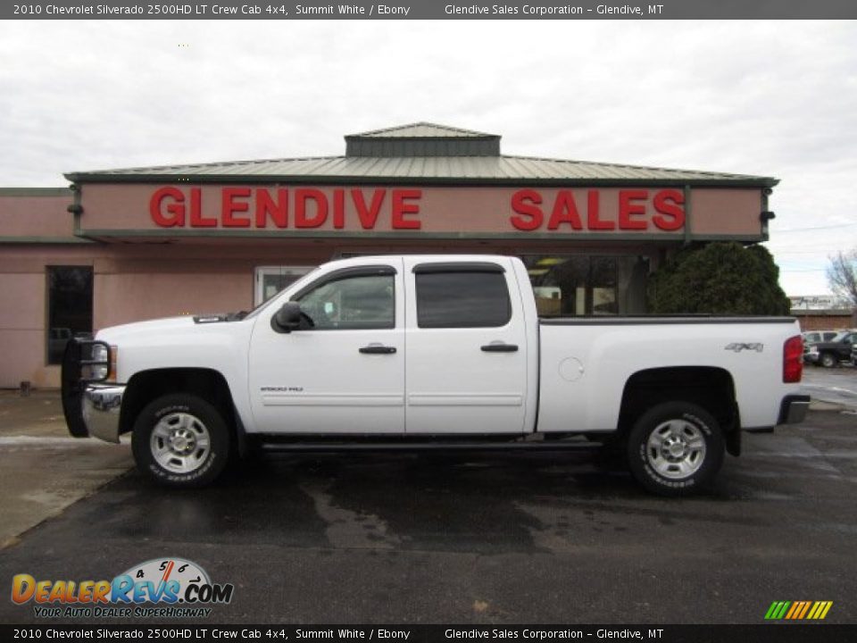 2010 Chevrolet Silverado 2500HD LT Crew Cab 4x4 Summit White / Ebony Photo #15