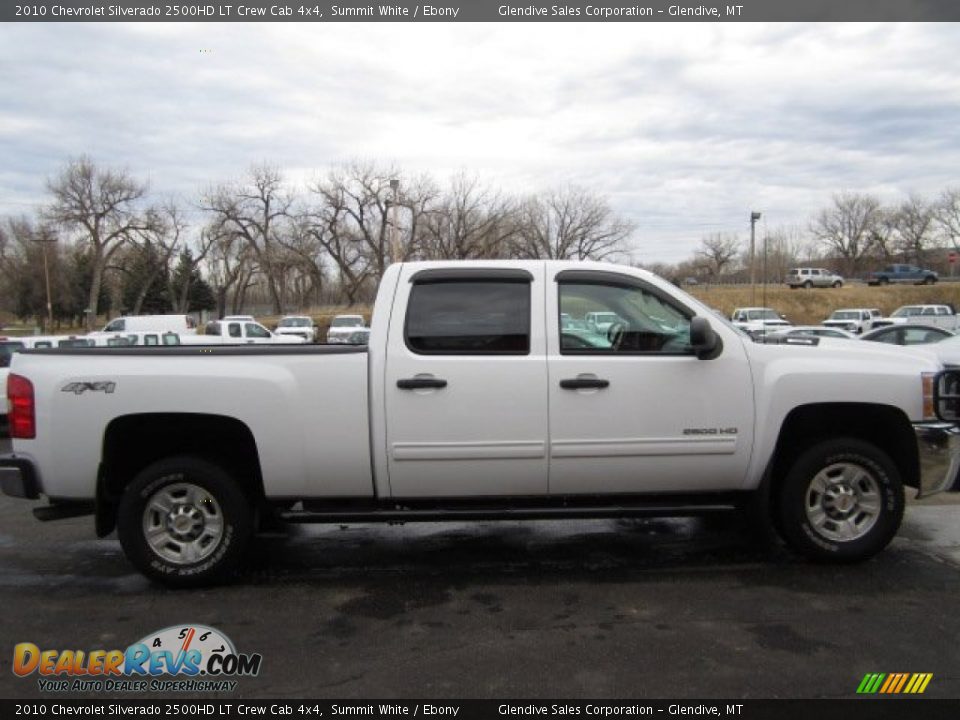 2010 Chevrolet Silverado 2500HD LT Crew Cab 4x4 Summit White / Ebony Photo #16