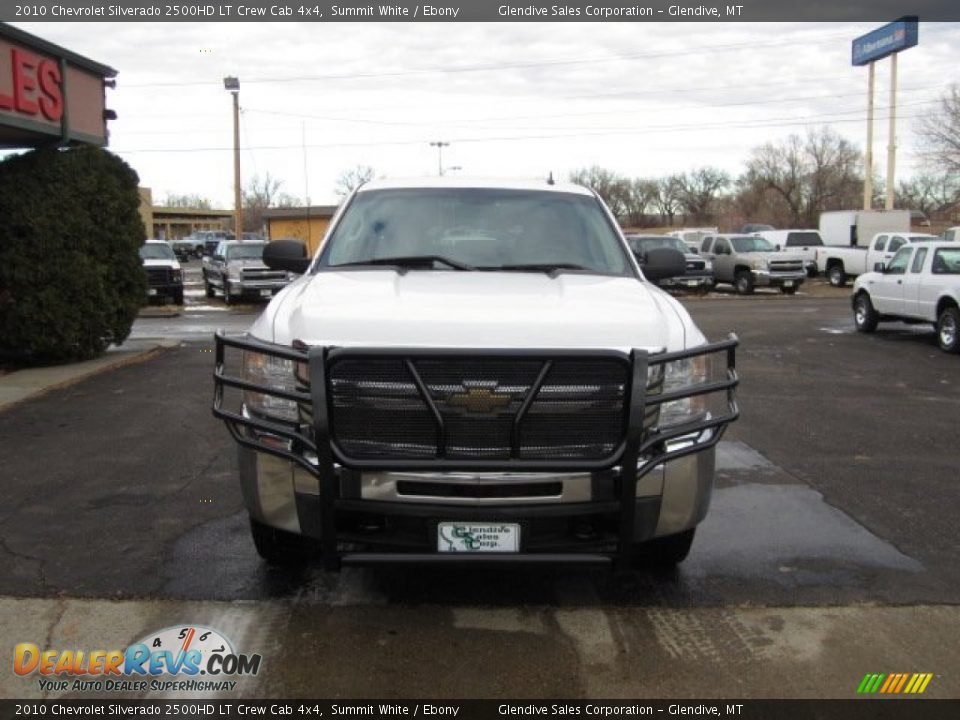 2010 Chevrolet Silverado 2500HD LT Crew Cab 4x4 Summit White / Ebony Photo #17
