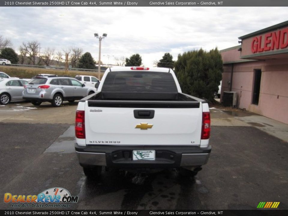 2010 Chevrolet Silverado 2500HD LT Crew Cab 4x4 Summit White / Ebony Photo #18