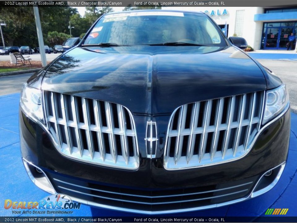 2012 Lincoln MKT EcoBoost AWD Black / Charcoal Black/Canyon Photo #8