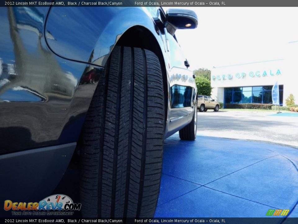 2012 Lincoln MKT EcoBoost AWD Black / Charcoal Black/Canyon Photo #11