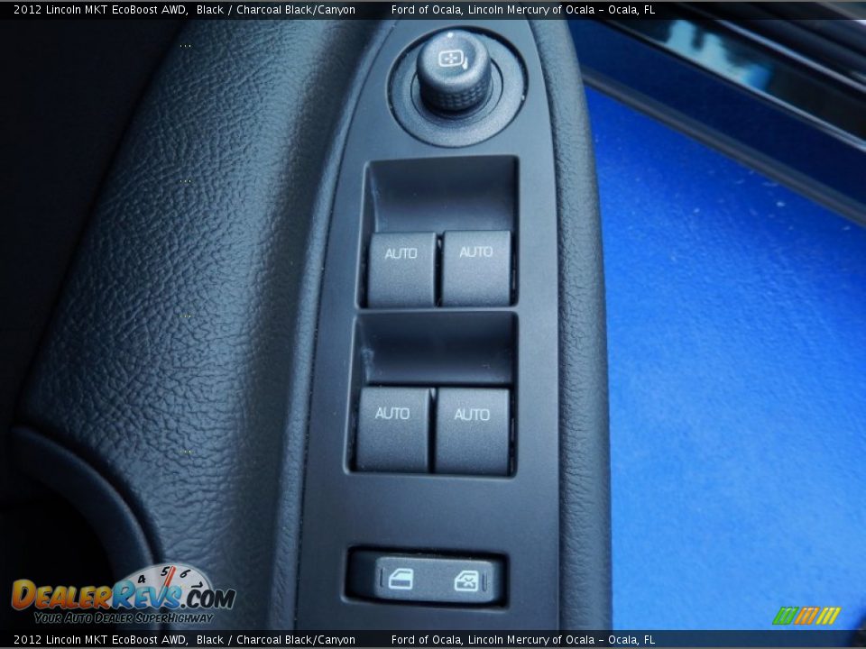 2012 Lincoln MKT EcoBoost AWD Black / Charcoal Black/Canyon Photo #14