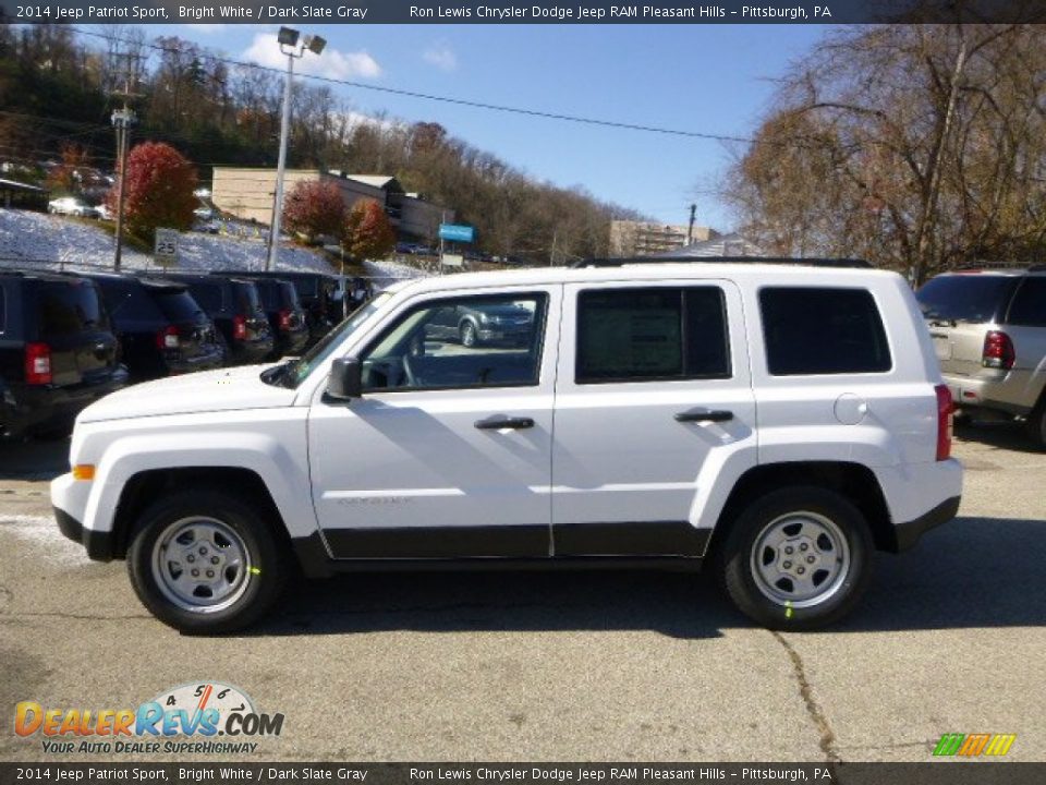 2014 Jeep Patriot Sport Bright White / Dark Slate Gray Photo #2