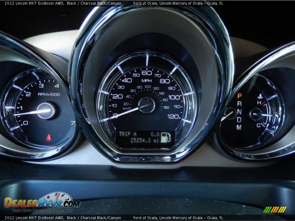 2012 Lincoln MKT EcoBoost AWD Gauges Photo #23