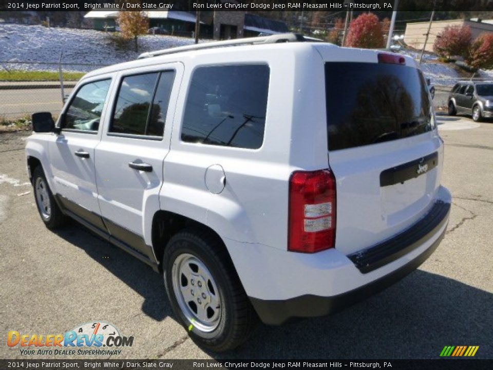 2014 Jeep Patriot Sport Bright White / Dark Slate Gray Photo #3