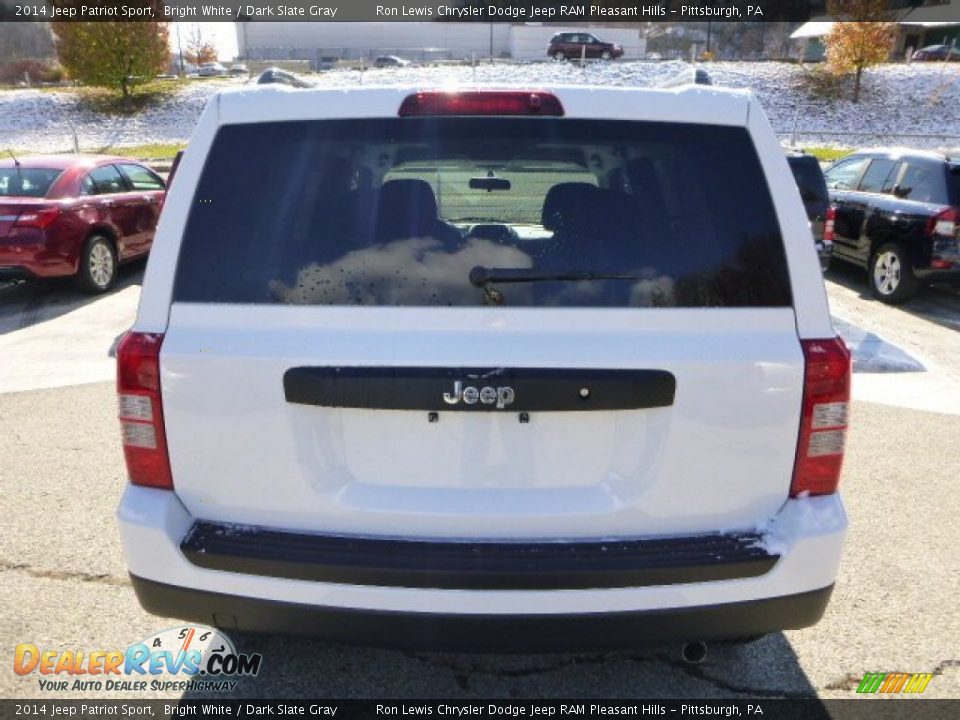 2014 Jeep Patriot Sport Bright White / Dark Slate Gray Photo #4