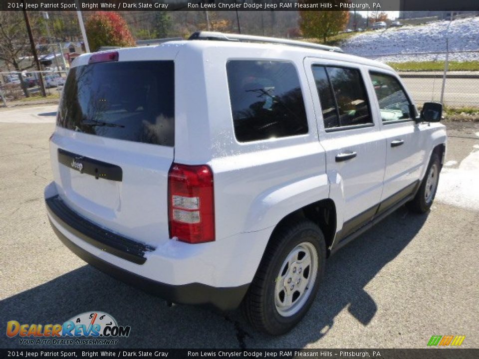 2014 Jeep Patriot Sport Bright White / Dark Slate Gray Photo #5