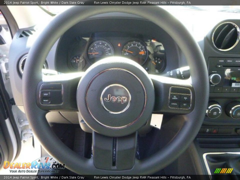 2014 Jeep Patriot Sport Bright White / Dark Slate Gray Photo #18