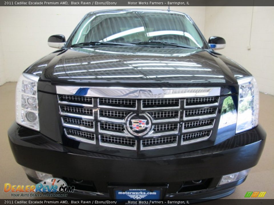 2011 Cadillac Escalade Premium AWD Black Raven / Ebony/Ebony Photo #2