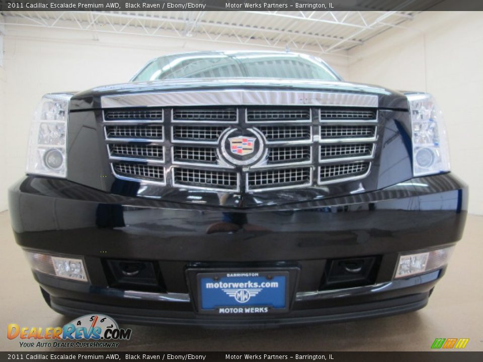 2011 Cadillac Escalade Premium AWD Black Raven / Ebony/Ebony Photo #3
