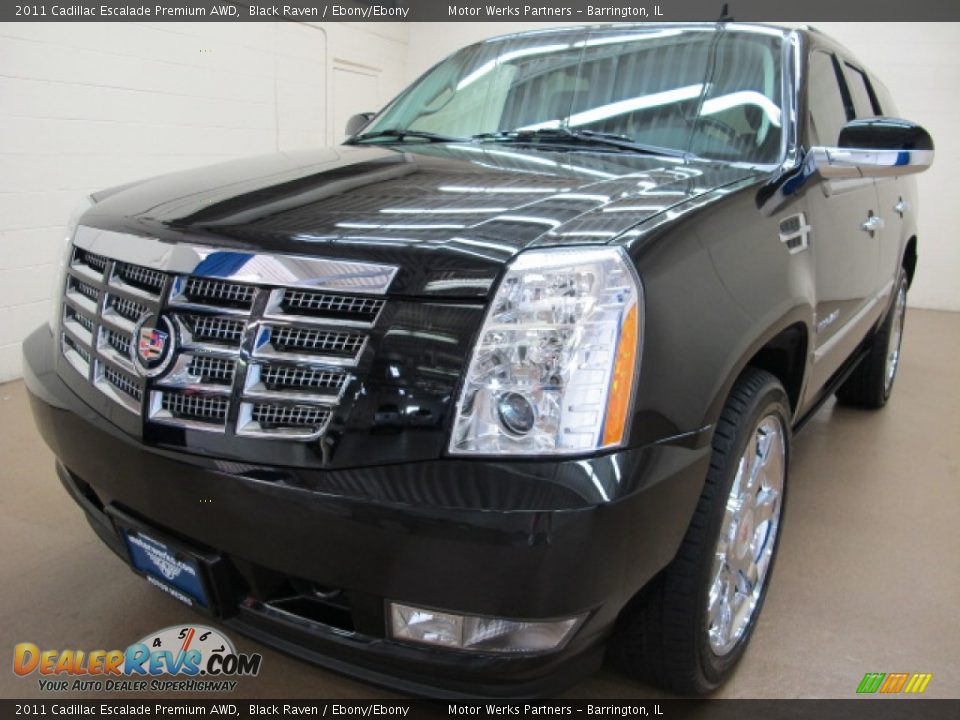 2011 Cadillac Escalade Premium AWD Black Raven / Ebony/Ebony Photo #4