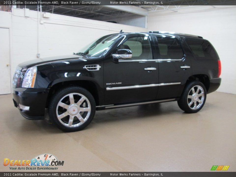 2011 Cadillac Escalade Premium AWD Black Raven / Ebony/Ebony Photo #5