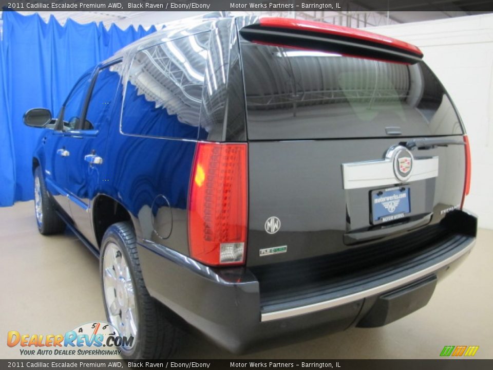 2011 Cadillac Escalade Premium AWD Black Raven / Ebony/Ebony Photo #6