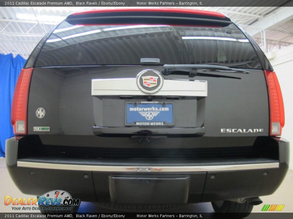 2011 Cadillac Escalade Premium AWD Black Raven / Ebony/Ebony Photo #8