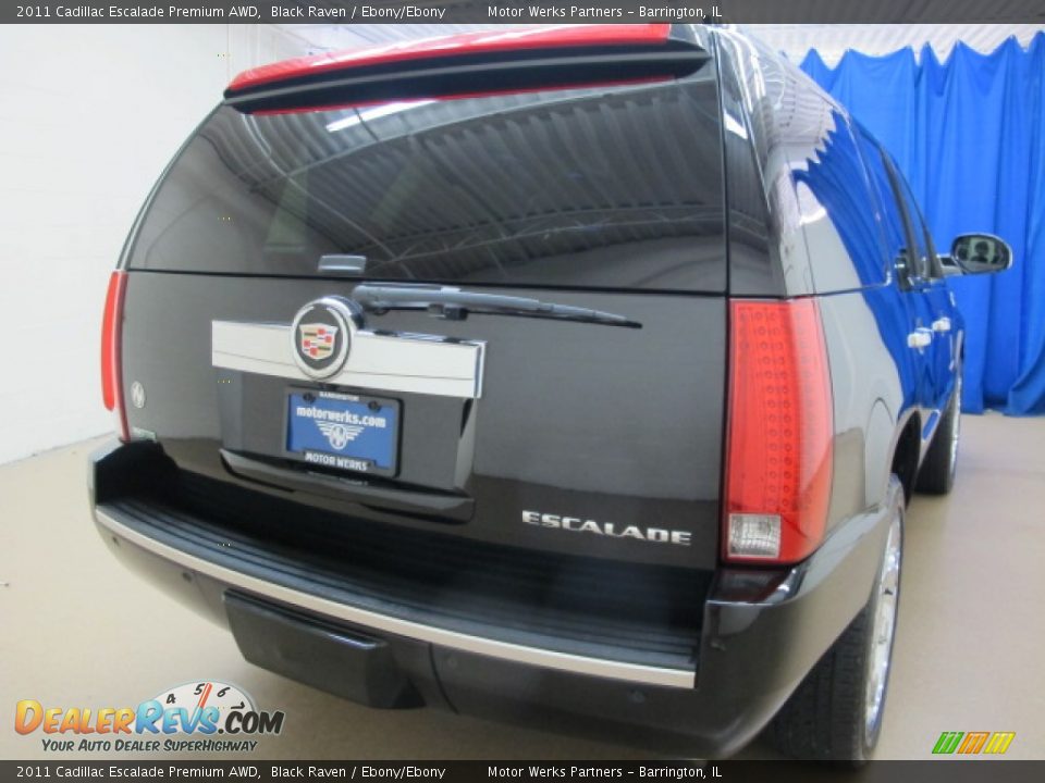 2011 Cadillac Escalade Premium AWD Black Raven / Ebony/Ebony Photo #9