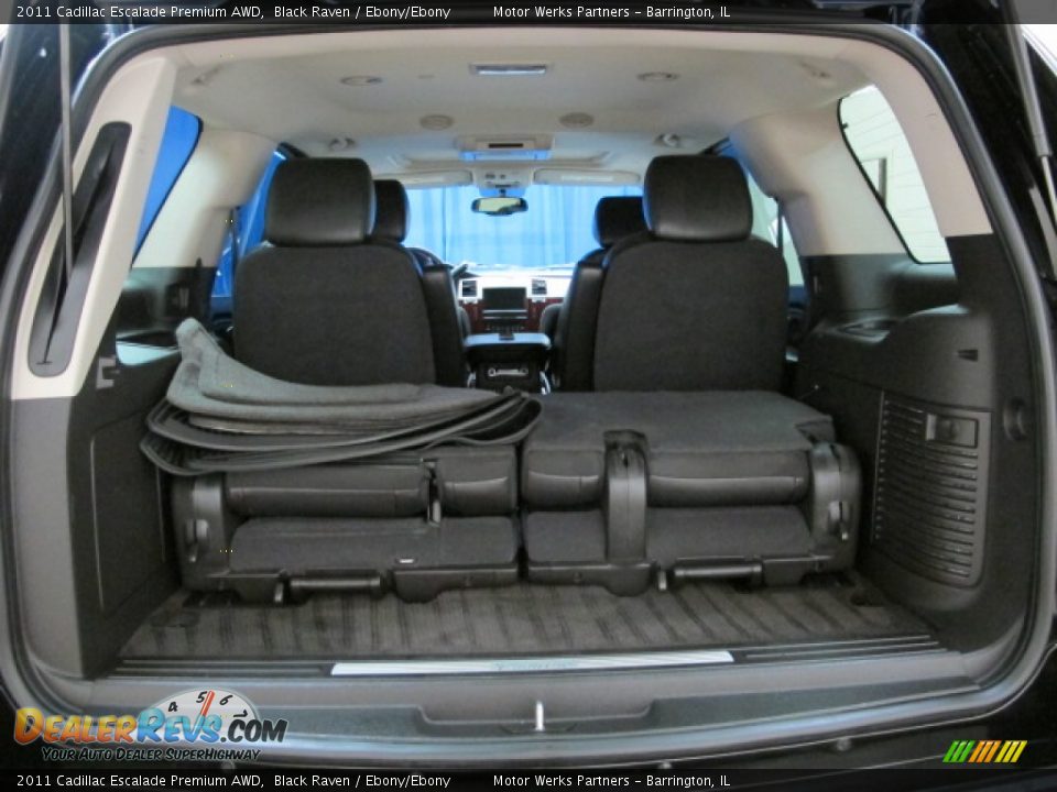 2011 Cadillac Escalade Premium AWD Black Raven / Ebony/Ebony Photo #11