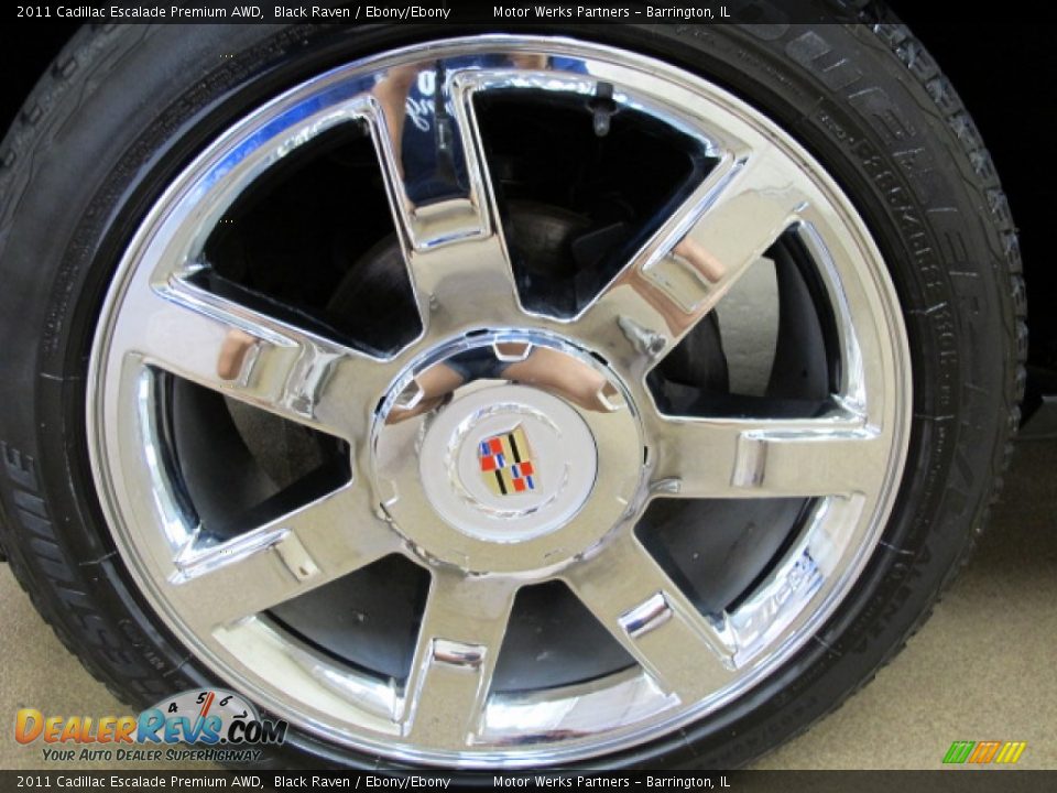 2011 Cadillac Escalade Premium AWD Black Raven / Ebony/Ebony Photo #12