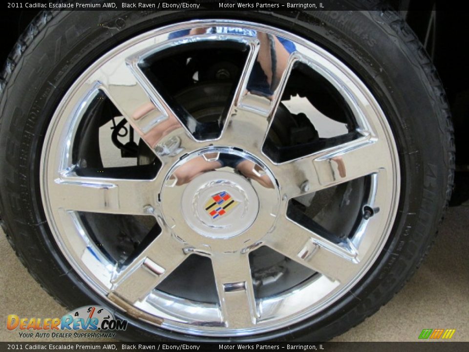 2011 Cadillac Escalade Premium AWD Black Raven / Ebony/Ebony Photo #14