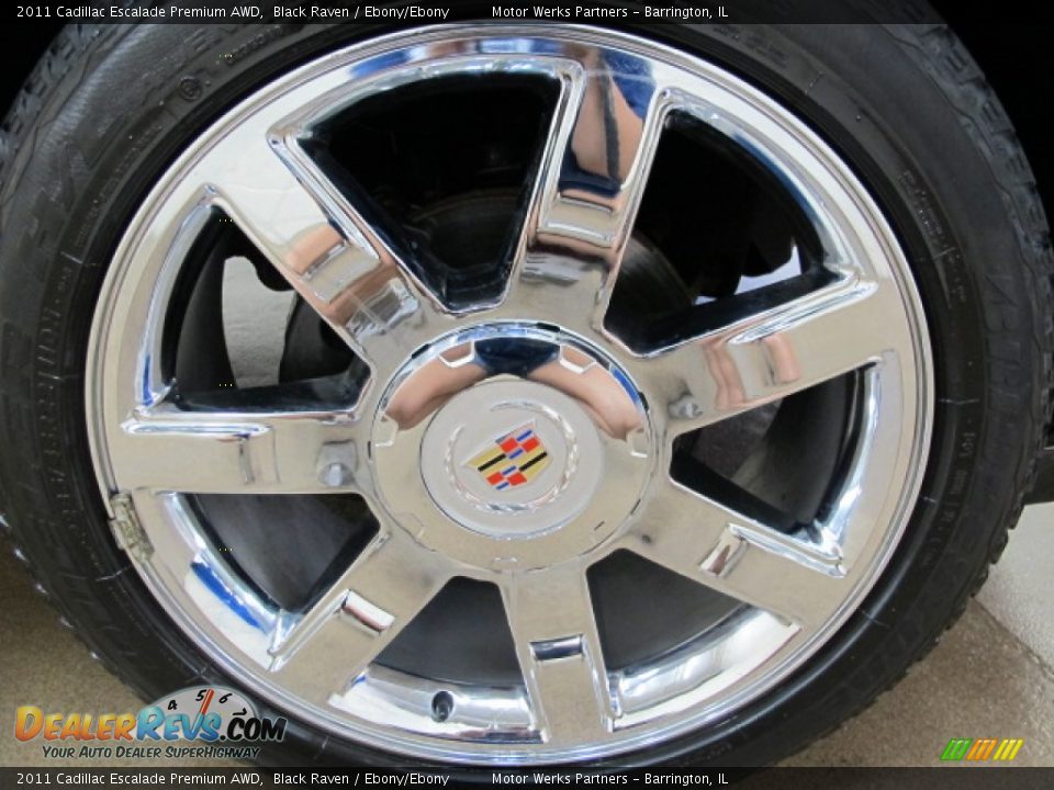 2011 Cadillac Escalade Premium AWD Black Raven / Ebony/Ebony Photo #15