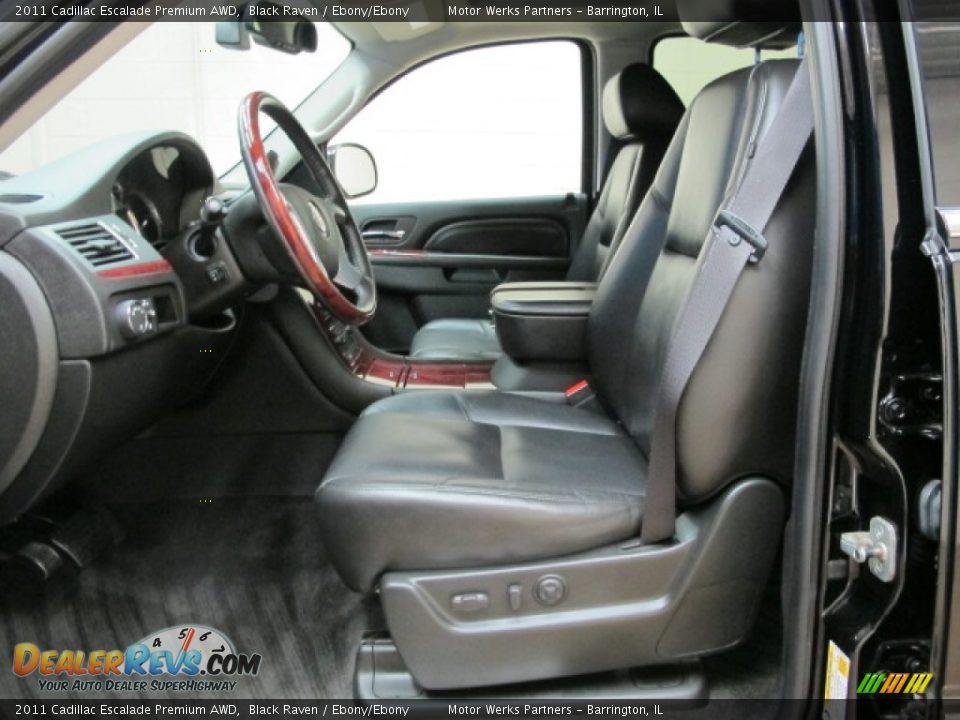 2011 Cadillac Escalade Premium AWD Black Raven / Ebony/Ebony Photo #16