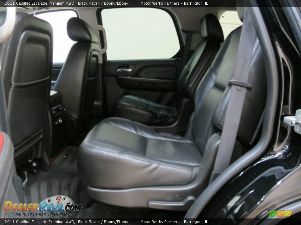 2011 Cadillac Escalade Premium AWD Black Raven / Ebony/Ebony Photo #18