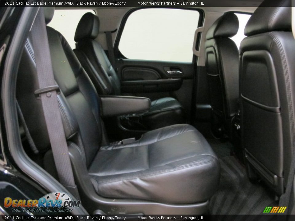 2011 Cadillac Escalade Premium AWD Black Raven / Ebony/Ebony Photo #22