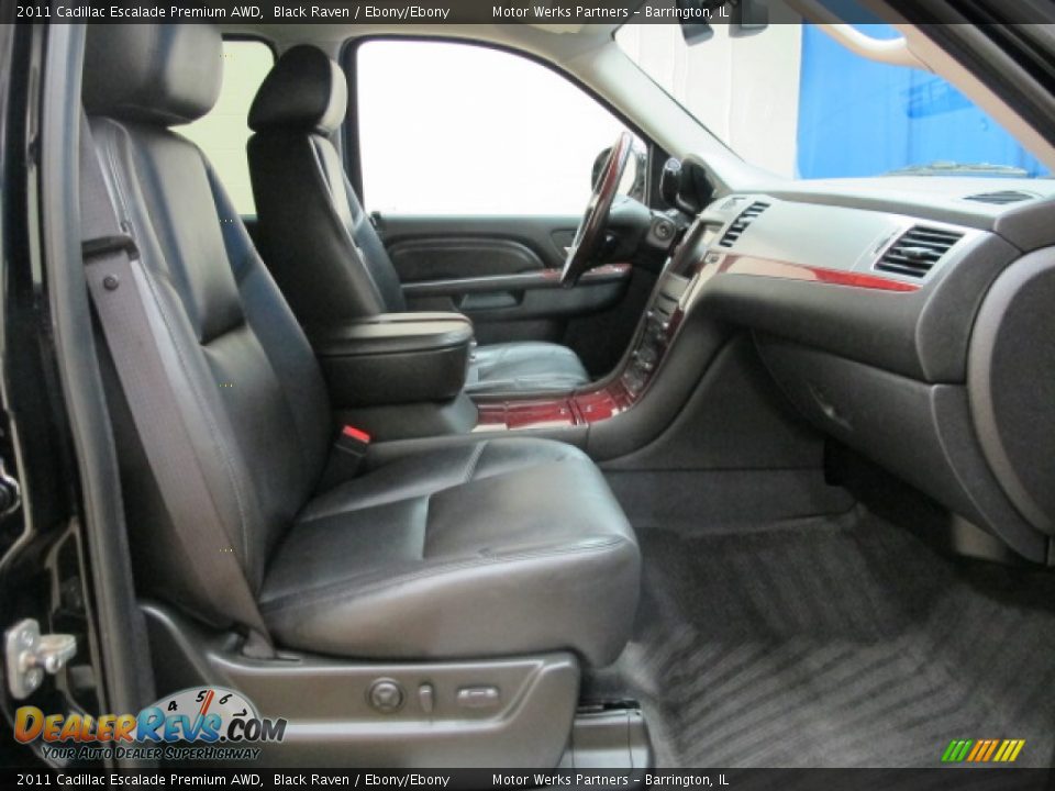 2011 Cadillac Escalade Premium AWD Black Raven / Ebony/Ebony Photo #24