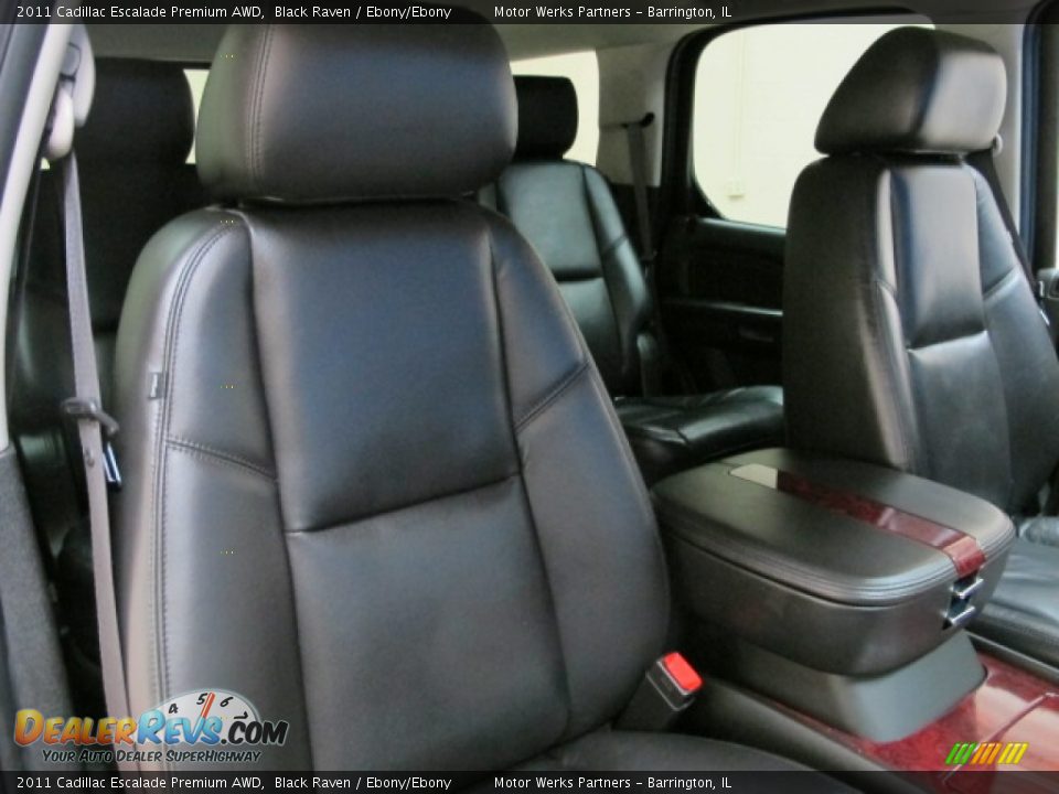 2011 Cadillac Escalade Premium AWD Black Raven / Ebony/Ebony Photo #25