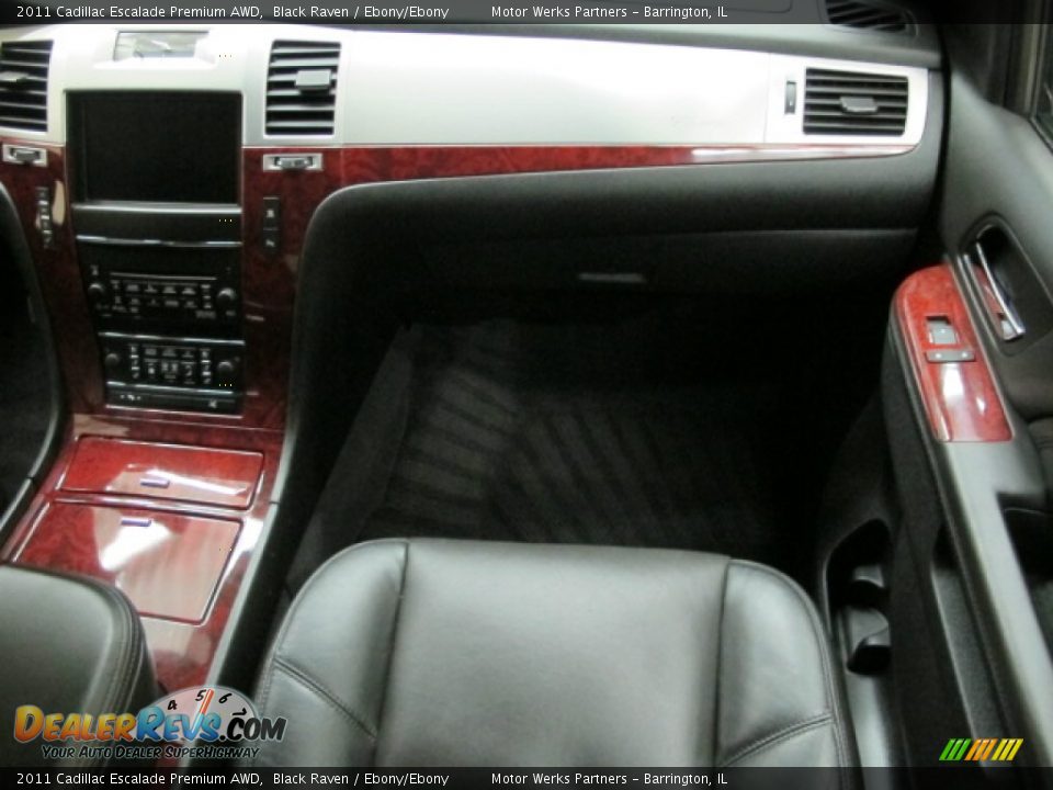 2011 Cadillac Escalade Premium AWD Black Raven / Ebony/Ebony Photo #28